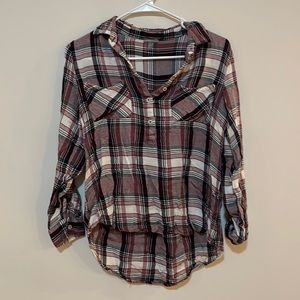 Maroon Plaid Flannel